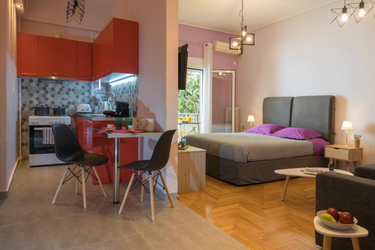 Stylish Modern Studio In The Heart Of Афіни Екстер'єр фото