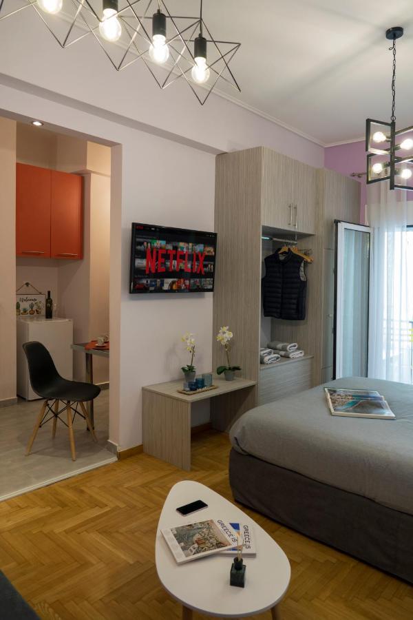 Stylish Modern Studio In The Heart Of Афіни Екстер'єр фото